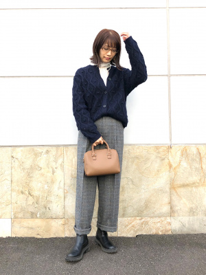 ユニクロ公式 | ツイードタックワイドパンツ セットアップ可能