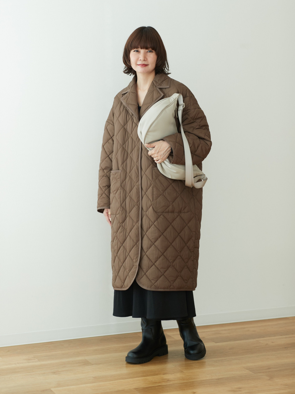 新品 UNIQLO：C ユニクロ パフテックオーバーサイズコート