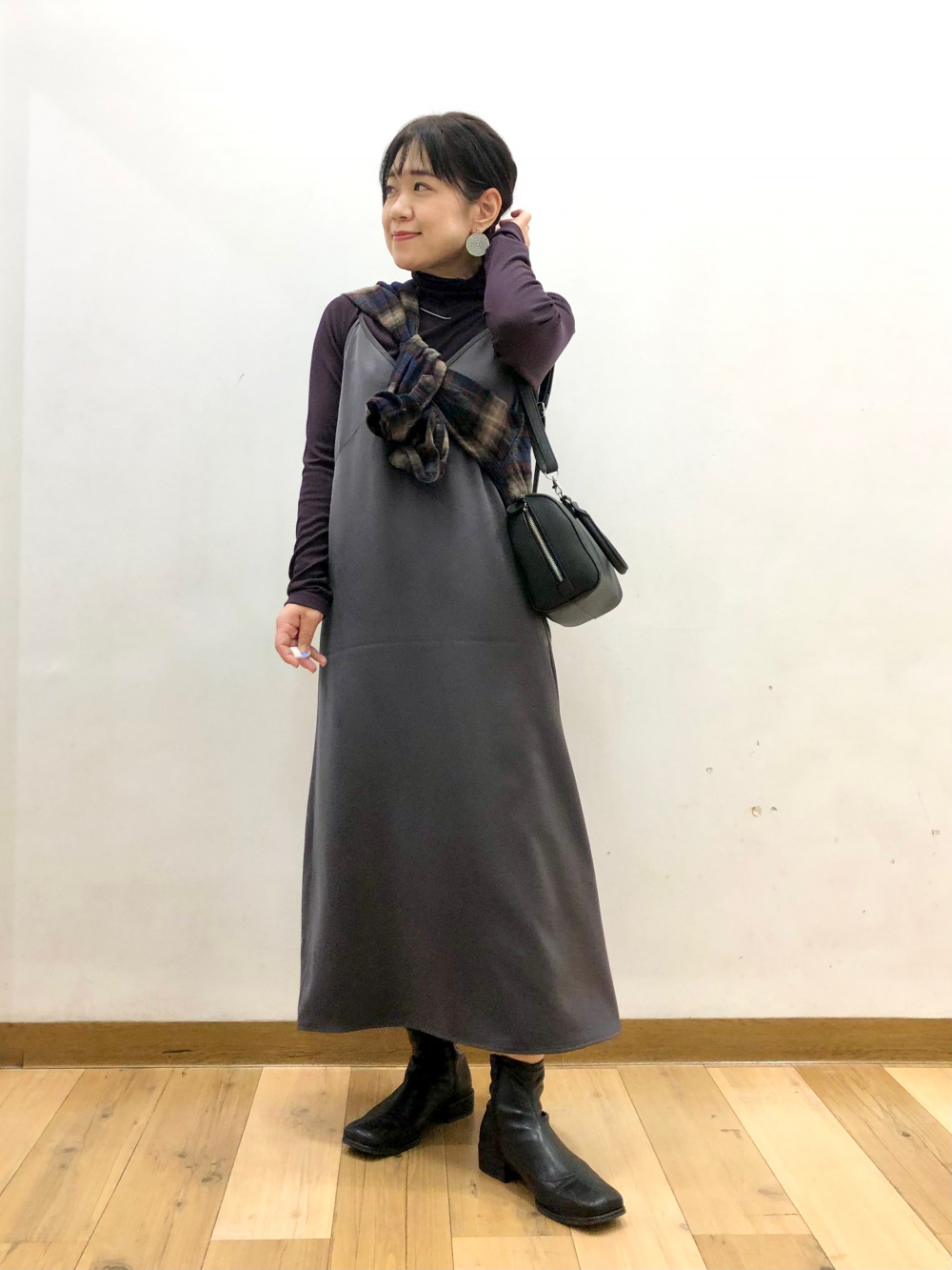 キャミソールワンピース（標準丈・111.5～122.5cm）、メッシュマキシ  