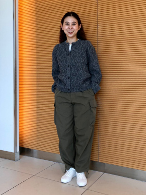 ユニクロ公式 | ポインテールクルーネックカーディガン（長袖）