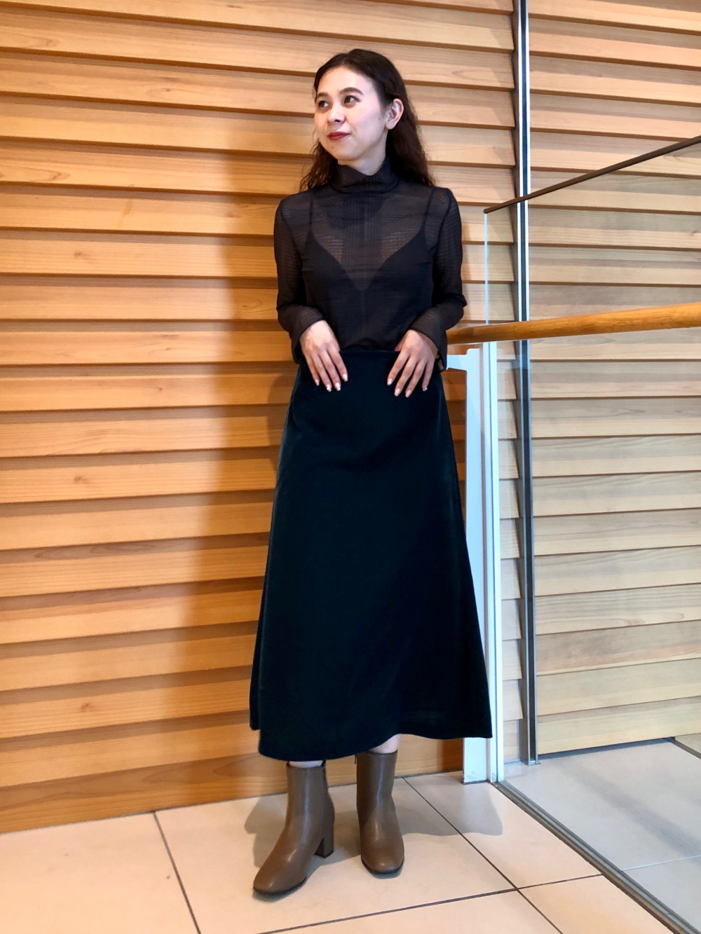 mamekurogouchi ベルベットスカート