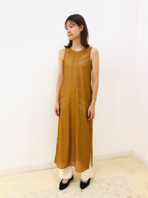 ★完売必至★ DVF ★ストレッチメッシュ マキシワンピース セール】 【撥水/UVカット】FINE MOVE SUCKER ワンピース