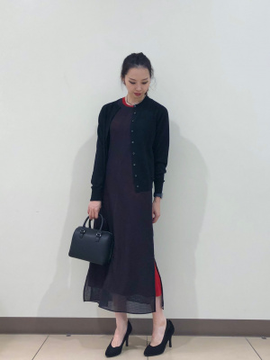 ★完売必至★ DVF ★ストレッチメッシュ マキシワンピース セール】 【撥水/UVカット】FINE MOVE SUCKER ワンピース