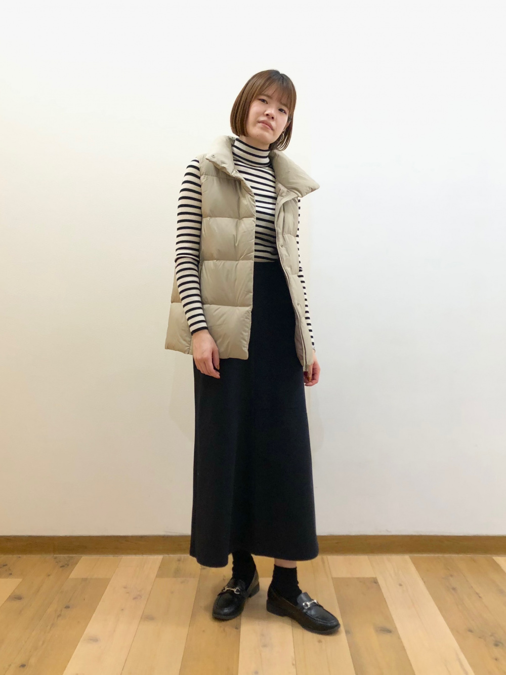 PEACE FOR ALL Tシャツ/綾瀬はるか、ナローフレアマキシスカート」の
