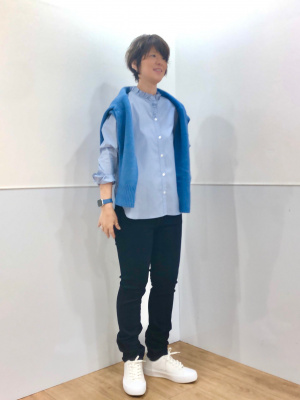 ユニクロ公式 | コットンフリルシャツ（長袖・コントワーデ