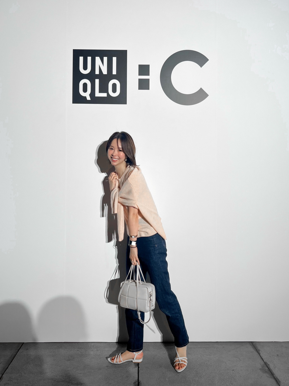 UNIQLO C ユニクロシー カシミヤクルーネックショートカーディガン