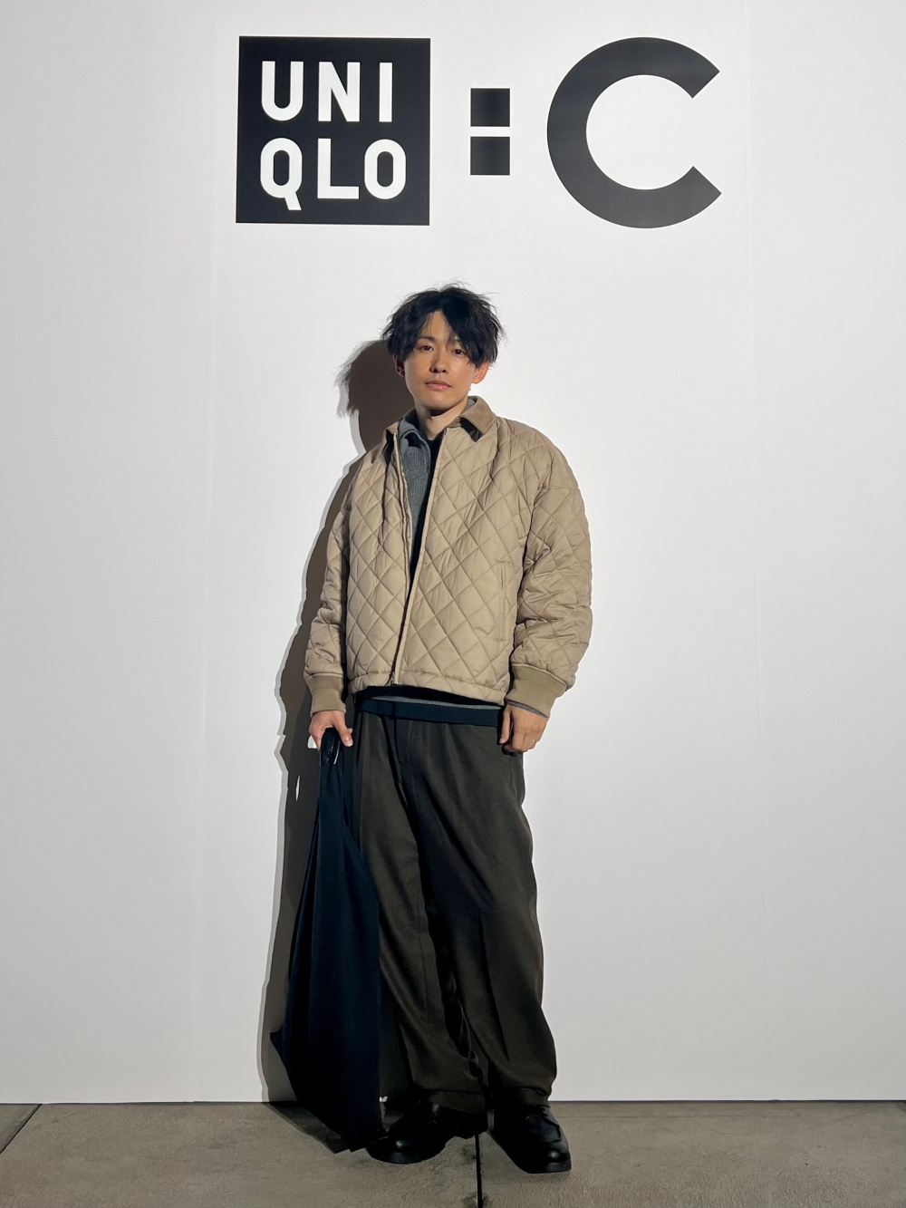 UNIQLO - ユニクロC パフテックブルゾン ベージュの通販 by