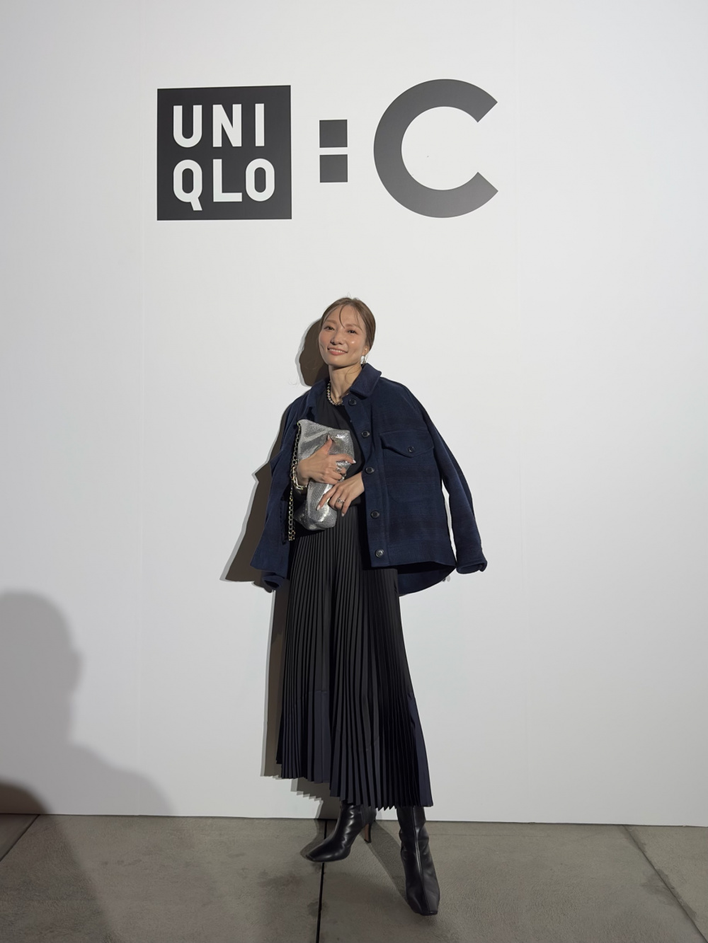 プリーツカラーブロックスカート」の着用コーディネート| ユニクロ公式 