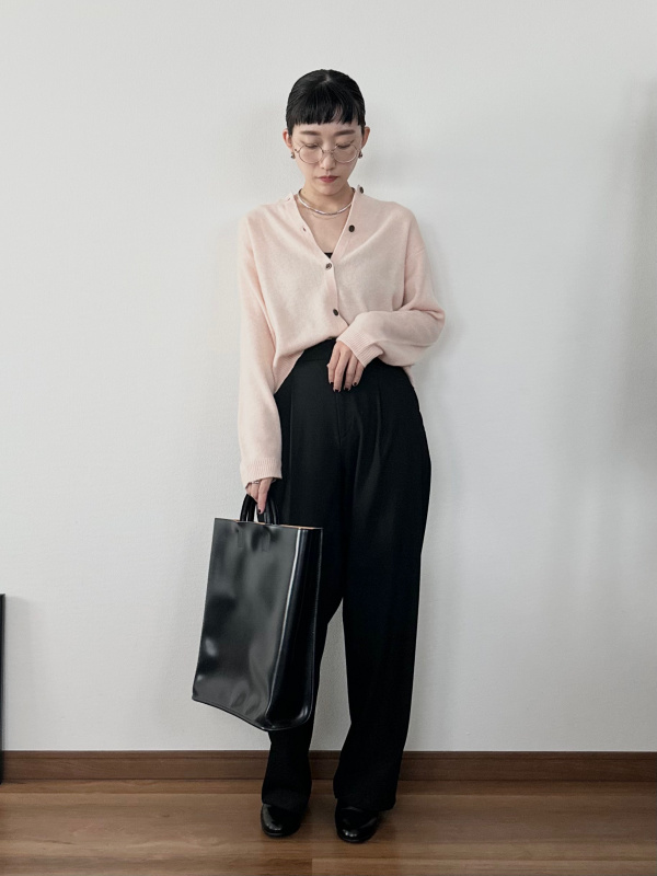 UNIQLO C カシミアカーディガンとノースリーブニット カシミヤクルーネックショートカーディガン（長袖）、カシミヤ