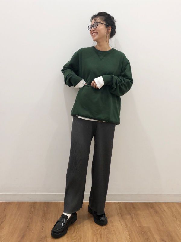 ユニクロ公式 | プリーツストレートパンツ（丈標準62.5～64.5cm）