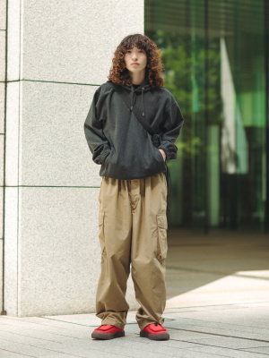 UNIQLO U ブラッシュドジャージープルパーカー　ダークブラウン 個人的には大当たり！UNIQLO Uのブラッシュドジャージープル
