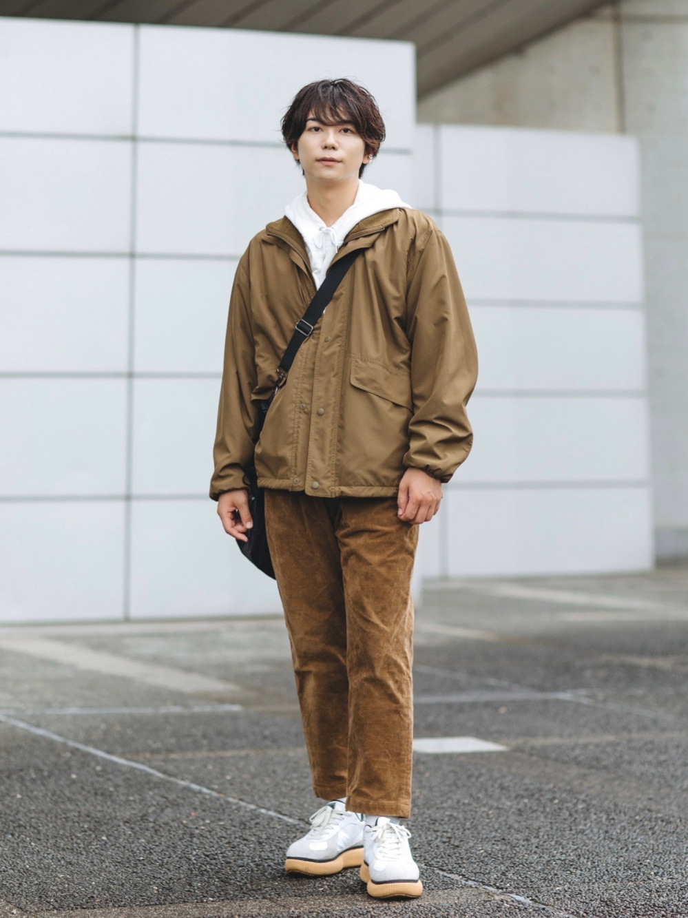 56ゆき丈UNIQLO U ユニクロユー リバーシブル スタンドジャケット