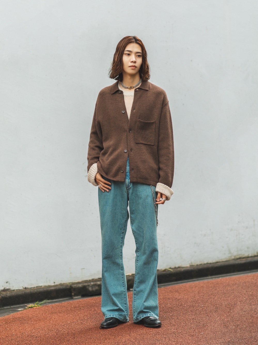 Mサイズ】UNIQLO U ニットオーバーシャツジャケット - luknova.com