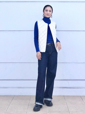 ユニクロ　ジーンズ ユニクロ ワイドストレートジーンズ - メルカリ