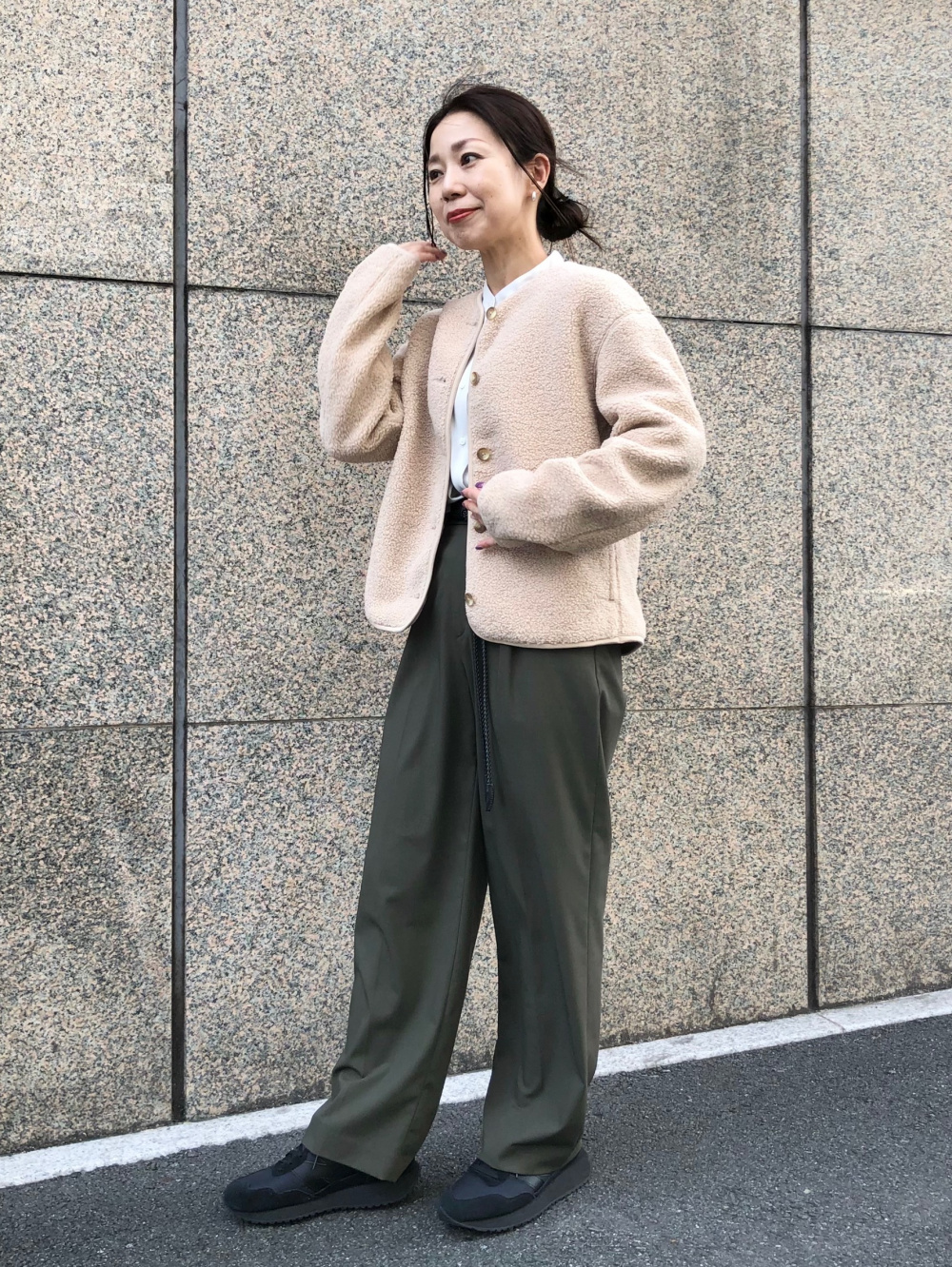 トップスUNIQLO  フリースカーディガン