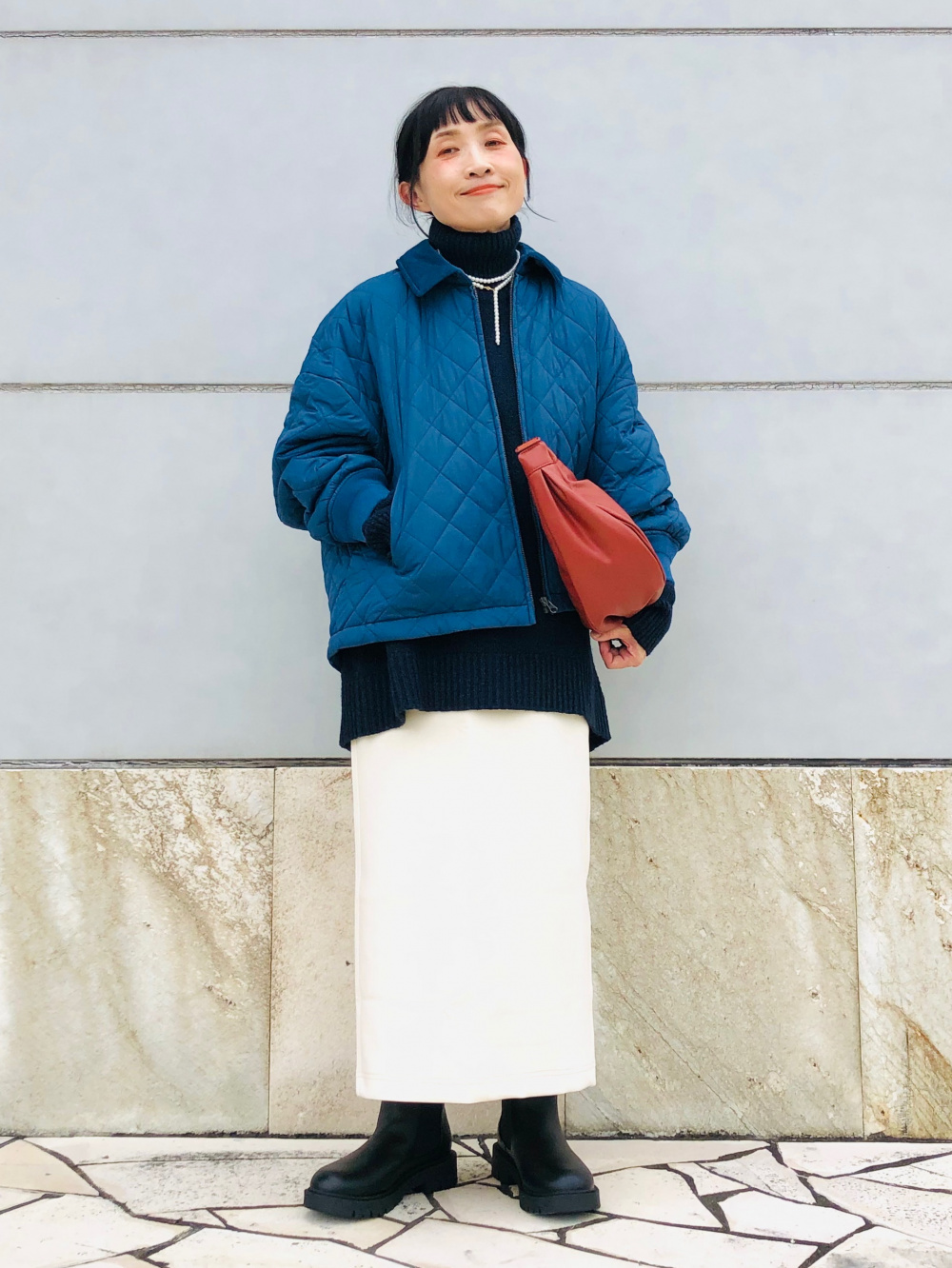 【新品】UNIQLO C パフテックブルゾン　ブルー　XLサイズ　ユニクロシー 新品】UNIQLO C パフテックブルゾン ブルー XLサイズ ユニクロシー