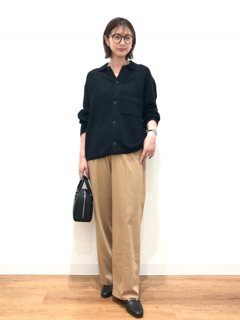レーヨンブラウス（半袖）、感動パンツ（スリムストレート・丈標準70