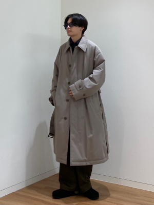 タグ付き！未使用品！TRAVAIL MANUEL ツイル オーバーコート タグ付き！未使用品！TRAVAIL MANUEL ツイル オーバーコート