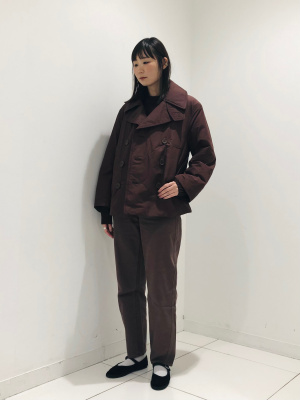 ユニクロ公式 | パデッドショートピーコート
