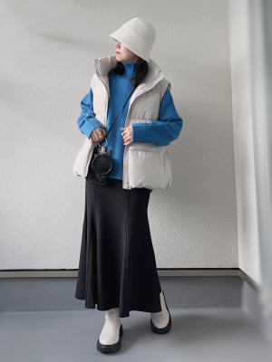 ユニクロ公式 | スフレヤーンハイネックセーター（長袖）