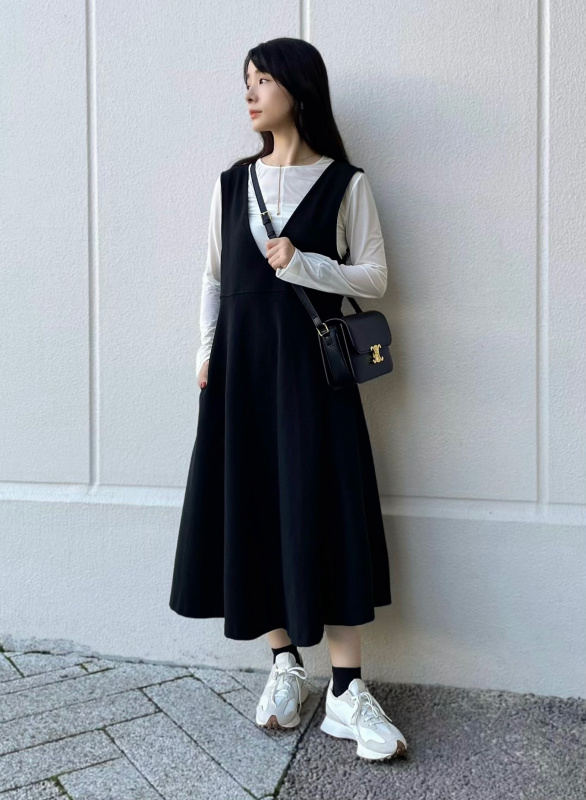 ソックス（2足組・シルクブレンド）（レディース）の着用