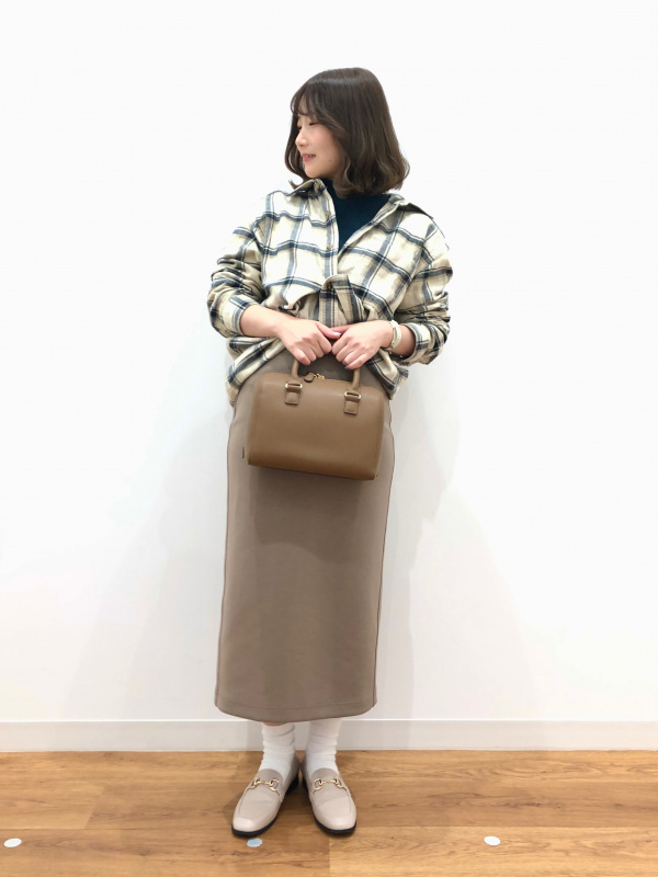 ドライスウェットナローマキシスカート（丈短め75～79cm）セットアップ