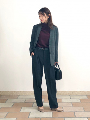 CELINE グレー テーラードジャケット サイズ44 大人気【CELINE】ダブル千鳥格子ウール チェルシージャケット
