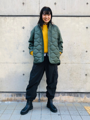 リサイクルハイブリッドダウンジャケット XLサイズ UNIQLO カーキ ユニクロ公式 | リサイクルハイブリッドダウンジャケット