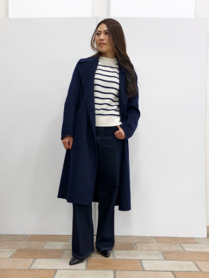 ユニクロ公式 | ダブルフェイスラップコート