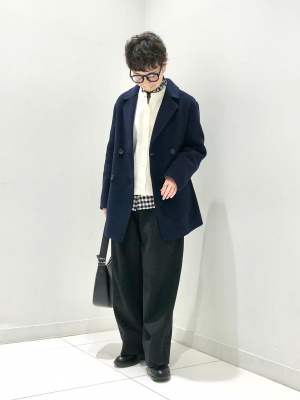 ユニクロ公式 | ダブルフェイスショートコート