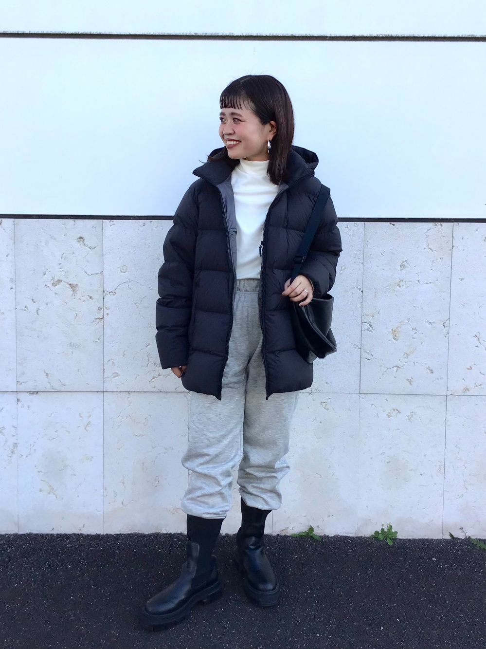 パウダーソフトダウンジャケット(NANODESIGN)、ソフトニットフリー