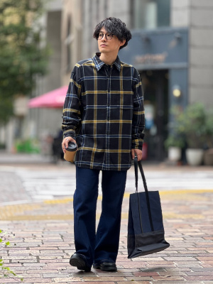 ユニクロ公式 | フランネルチェックシャツ（長袖）