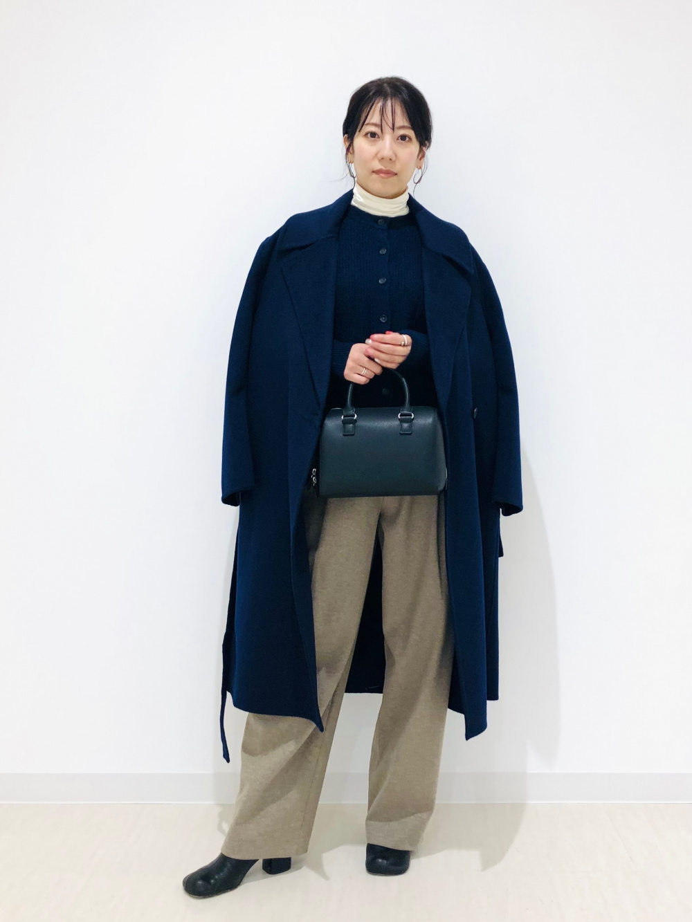 ダブルフェイスラップコート」の着用コーディネート| ユニクロ公式