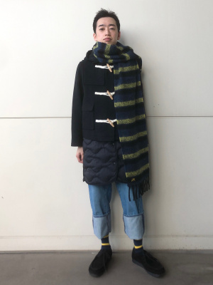 ユニクロ公式 | ウールブレンドダッフルショートコート
