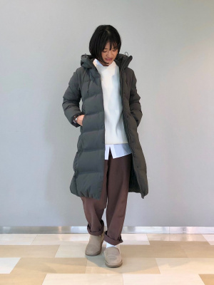 ユニクロ公式 | シームレスダウンロングコート