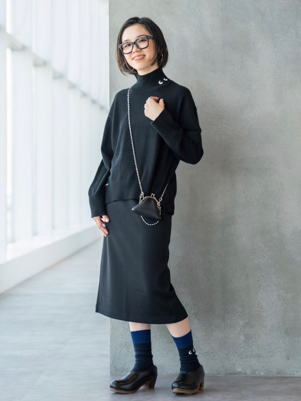 ドライスウェットナローマキシスカート（丈短め75～79cm）セットアップ