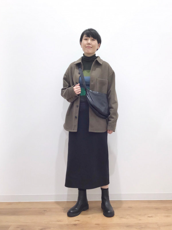 ドライスウェットナローマキシスカート（丈標準80～84cm）セットアップ