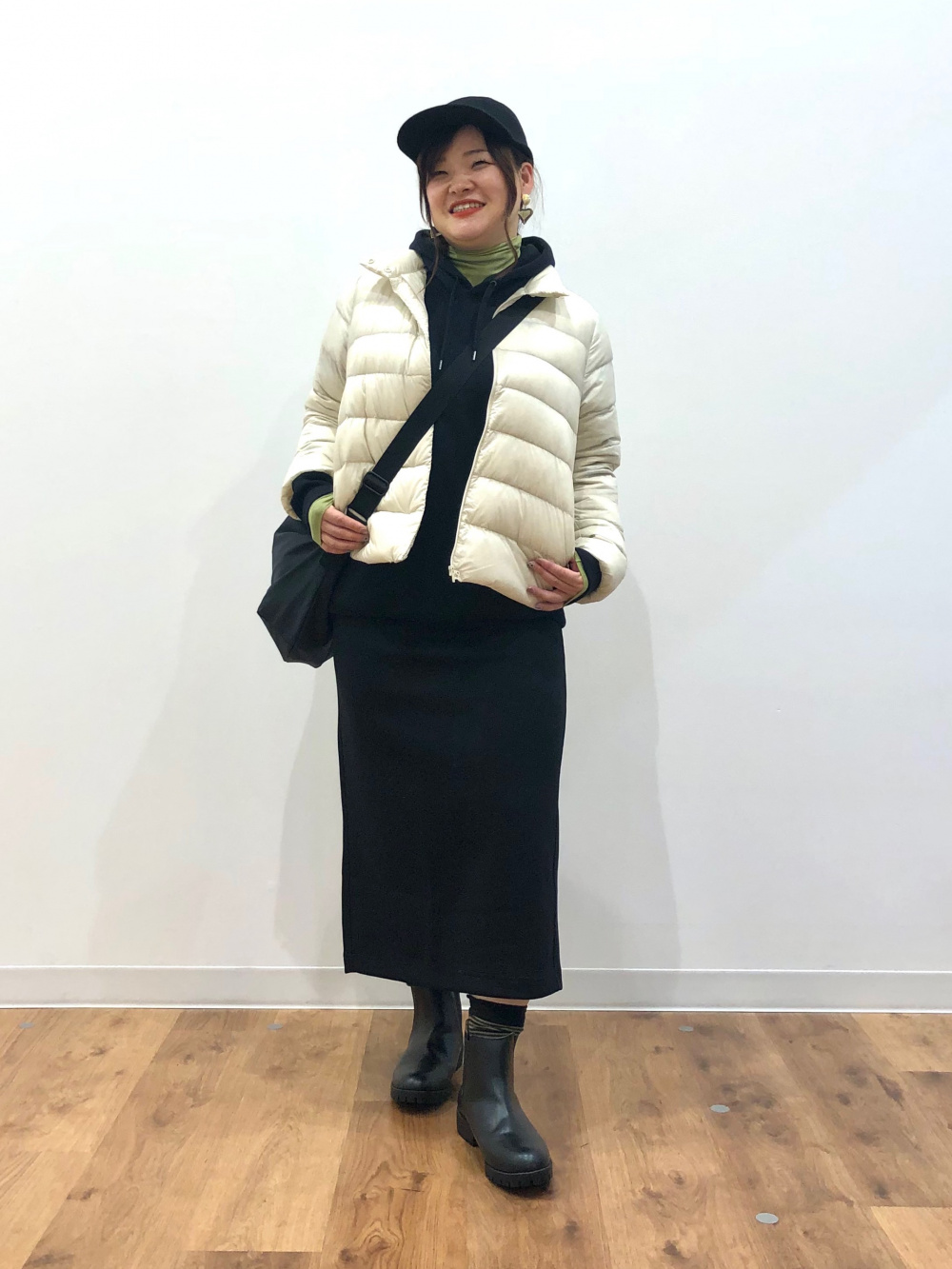 ドライスウェットナローマキシスカート（丈標準80～84cm）セットアップ