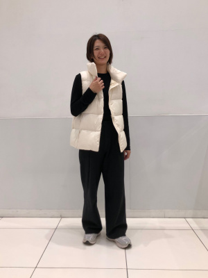 ★SS25★ ウール＆モヘア混ジャージー ワイドパンツ タック入り ユニクロ新コラボ！ヘビロテ決定の冬版タックワイドパンツ | 40