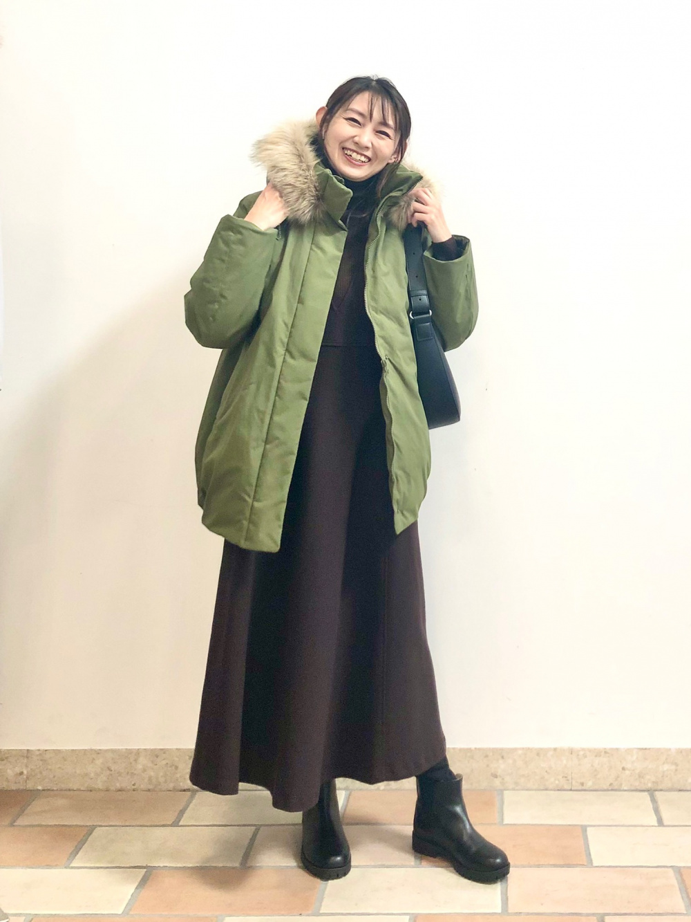 超極暖ヒートテックレギンス/10分丈、スフレヤーンタートルネック