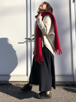 スカート UNIQLO ユニクロ公式 | 3Dリブロングスカート
