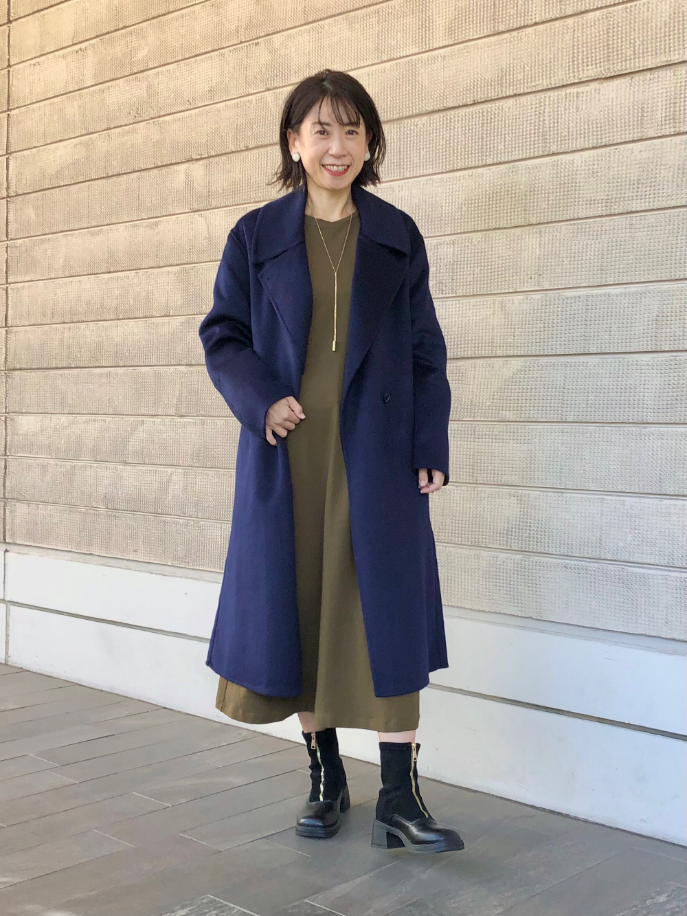 UNIQLO コントワー・デ・コトニエ ダブルフェイスラップコート XL 