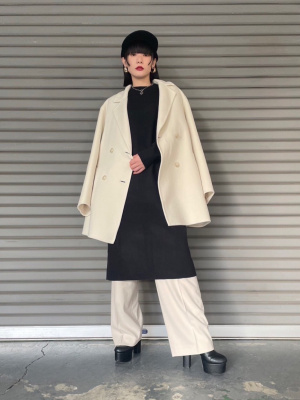 ユニクロ公式 | ダブルフェイスショートコート