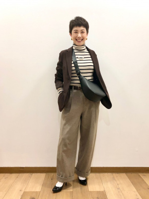 UNIQLO ユニクロ スーツ セットアップ 茶色 格子柄 UNIQLO - ユニクロU セットアップ スーツw73cm Mの通販 by ma3's
