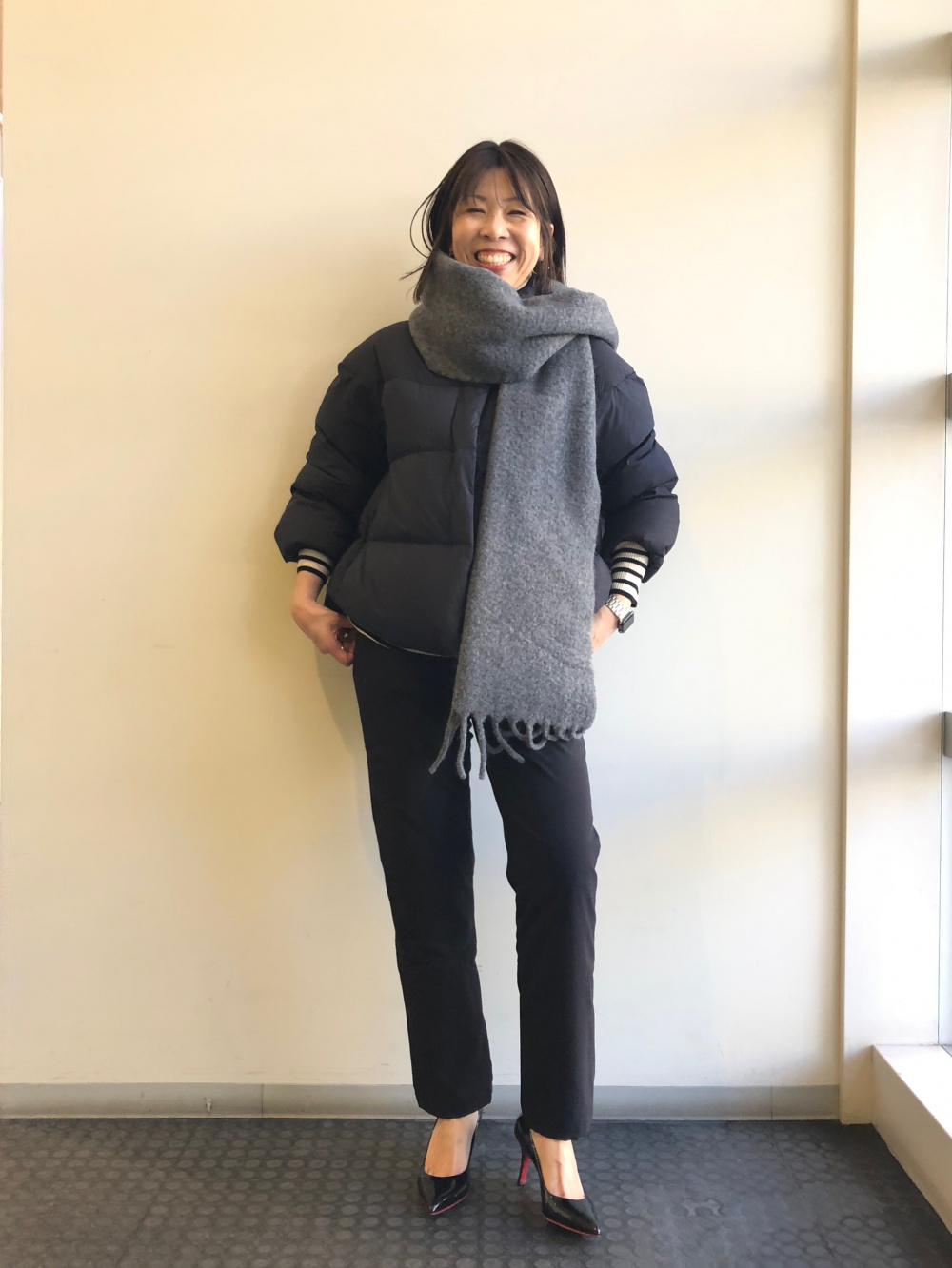 パウダーソフトダウンジャケット/NANODESIGN、フランネルシャツ