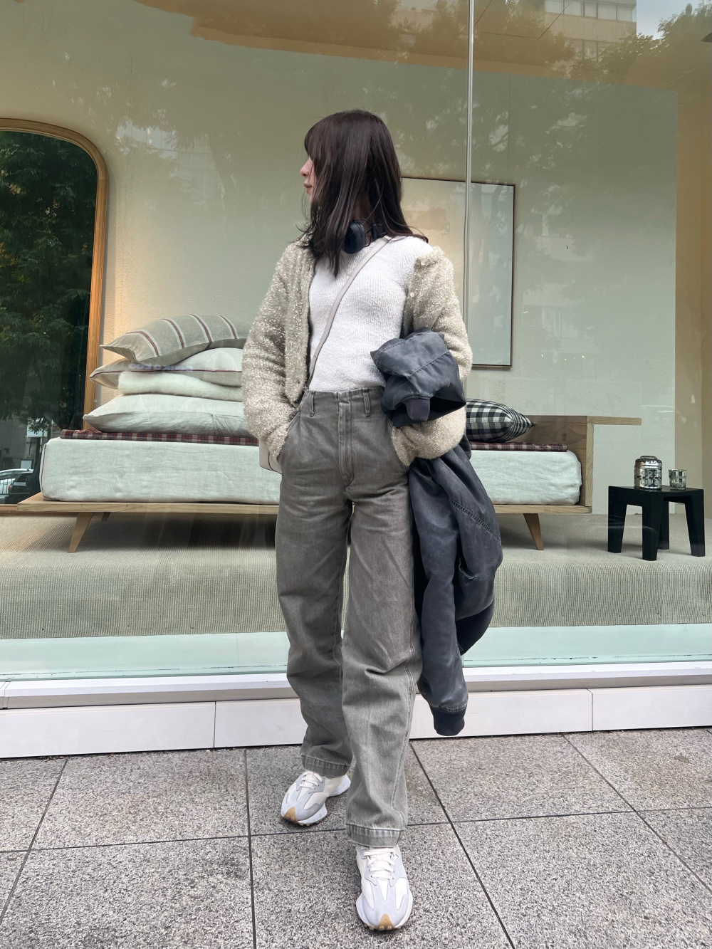 ジャージーテーラードジャケット セットアップ可能、ブラッシュド