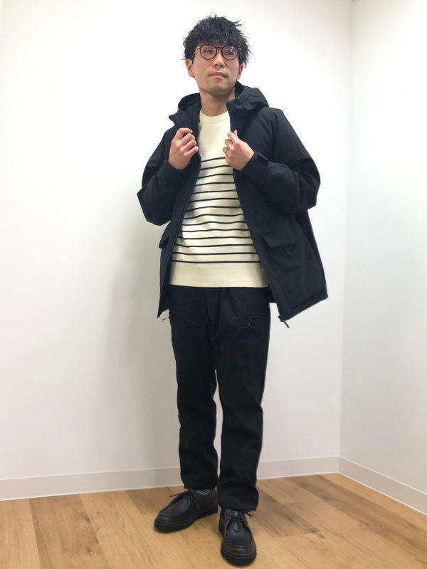 ハイブリッドダウンパーカ（3Dカット）のコーディネート・着用イメージ