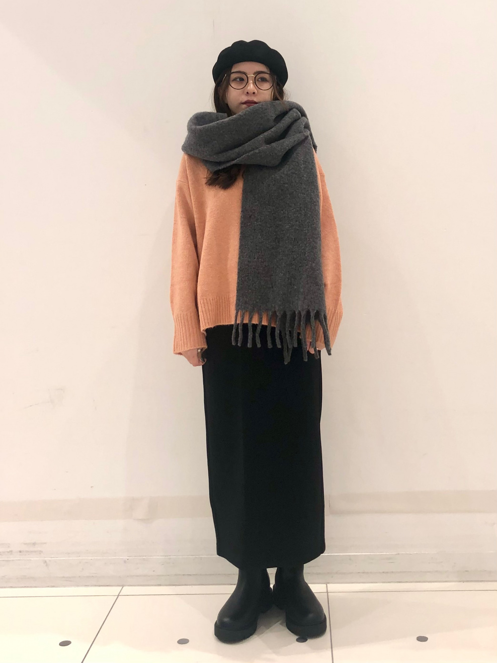 UNIQLO☆ドライスウェットナローマキシスカートサイズXL☆3点セット ドライスウェットナローマキシスカート（丈標準80～84cm