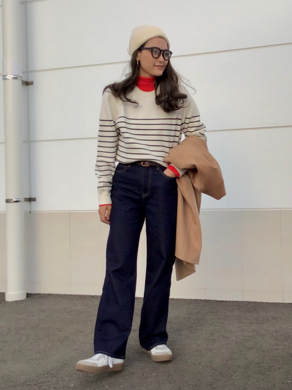リンクコーデ 【新品】UNIQLO 防風アウターフリースショートコート GIRLS 防風アウターフリースショートコート、メリノリブ