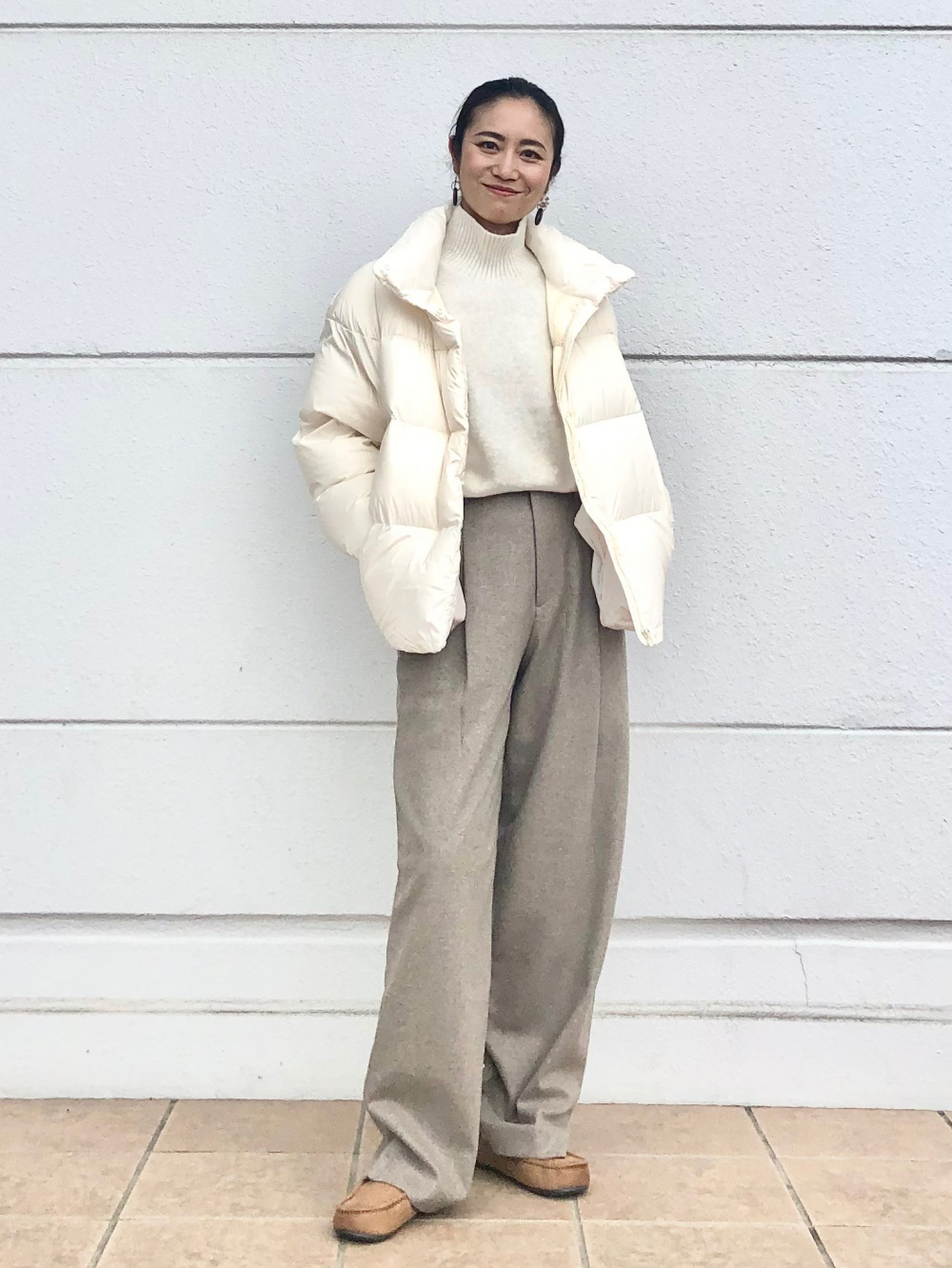 UNIQLO XL NANODESIGN ダウンジャケット アイボリー Powder Soft Down Jacket (NANODESIGN™) | UNIQLO US